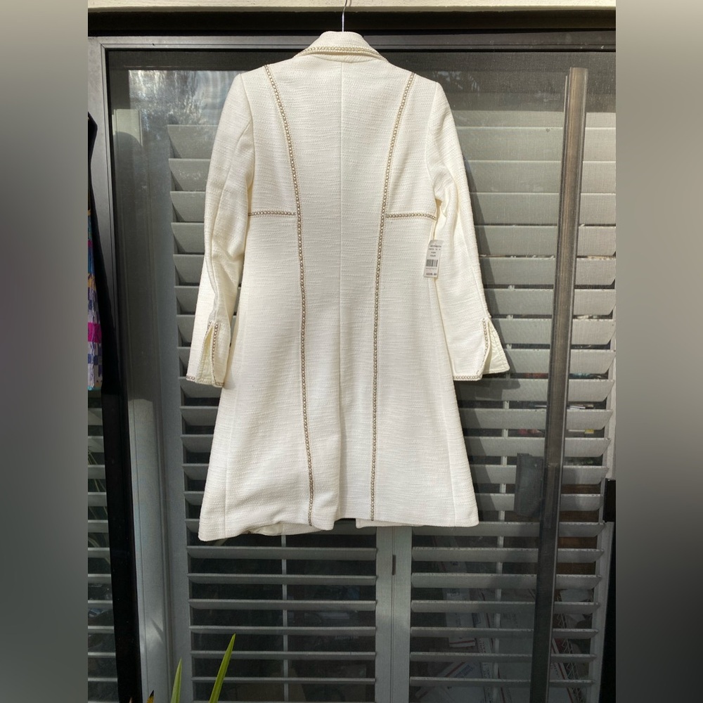 NWT Georgiou Studio Cotton Coat Size 4 - Picture 4 of 12
